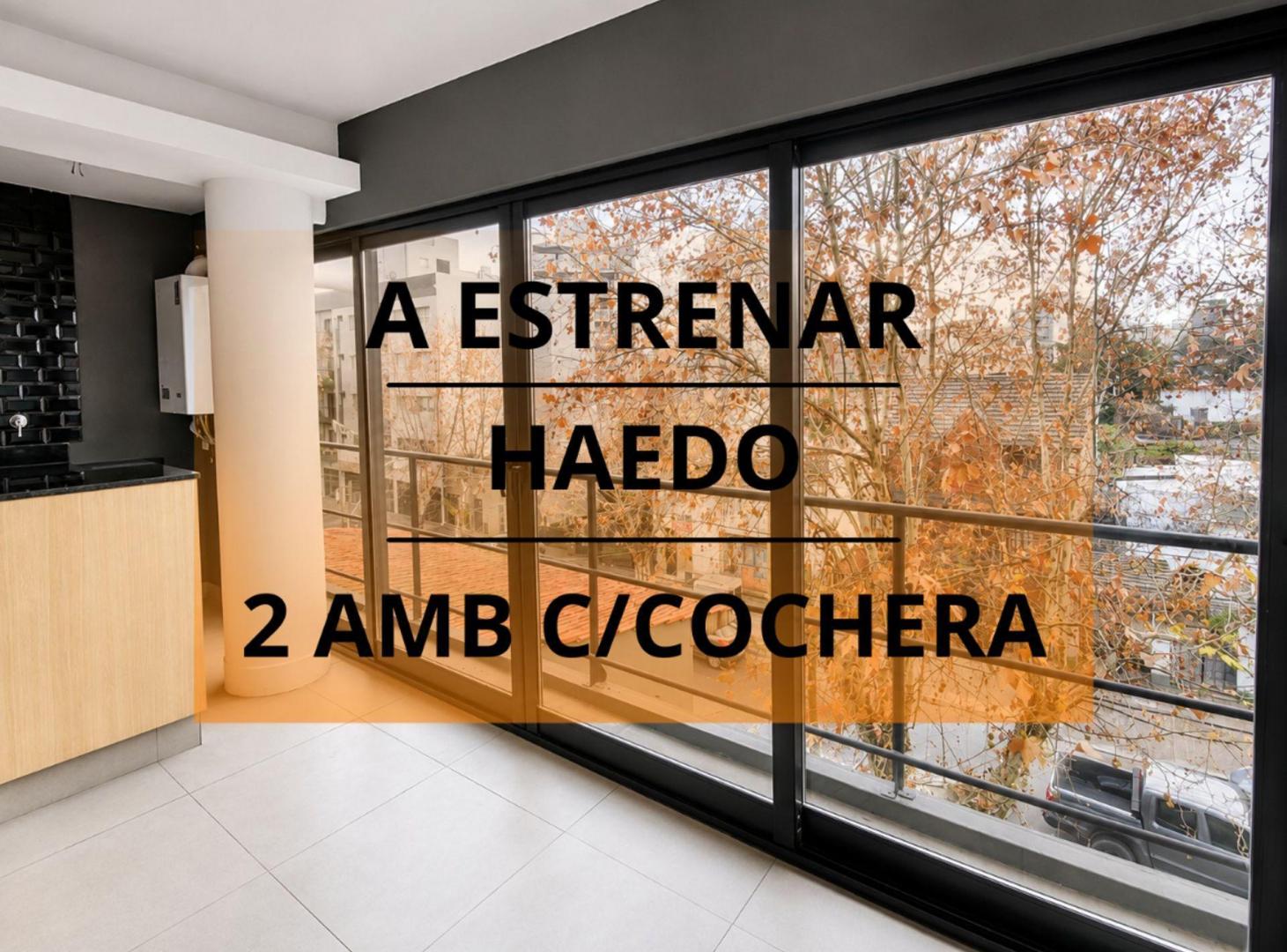 Foto de VENTA DEPARTAMENTO 2 AMB HAEDO A ESTRENAR COCHERA, imagen 1