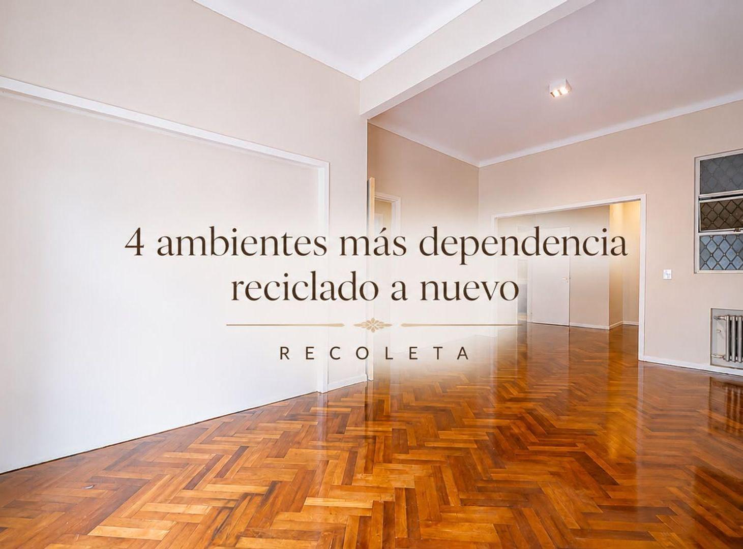 Foto de DEPARTAMENTO 4 AMBIENTES VENTA RECOLETA RECICLADO, imagen 1