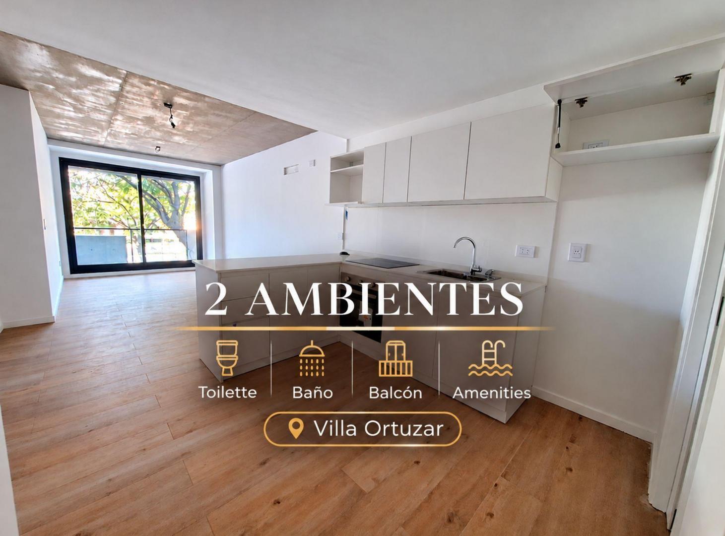 Foto de DEPARTAMENTO 2 AMBIENTES VENTA VILLA ORTUZAR BALCO, imagen 2
