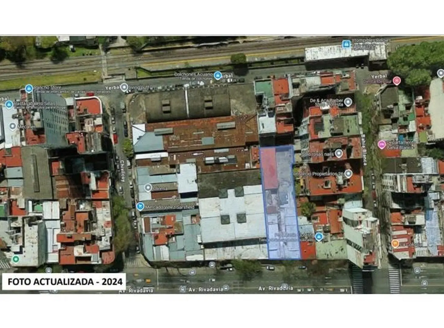 Terreno sobre Rivadavia varios usos. OPORTUNIDAD lote 8 fte 2
