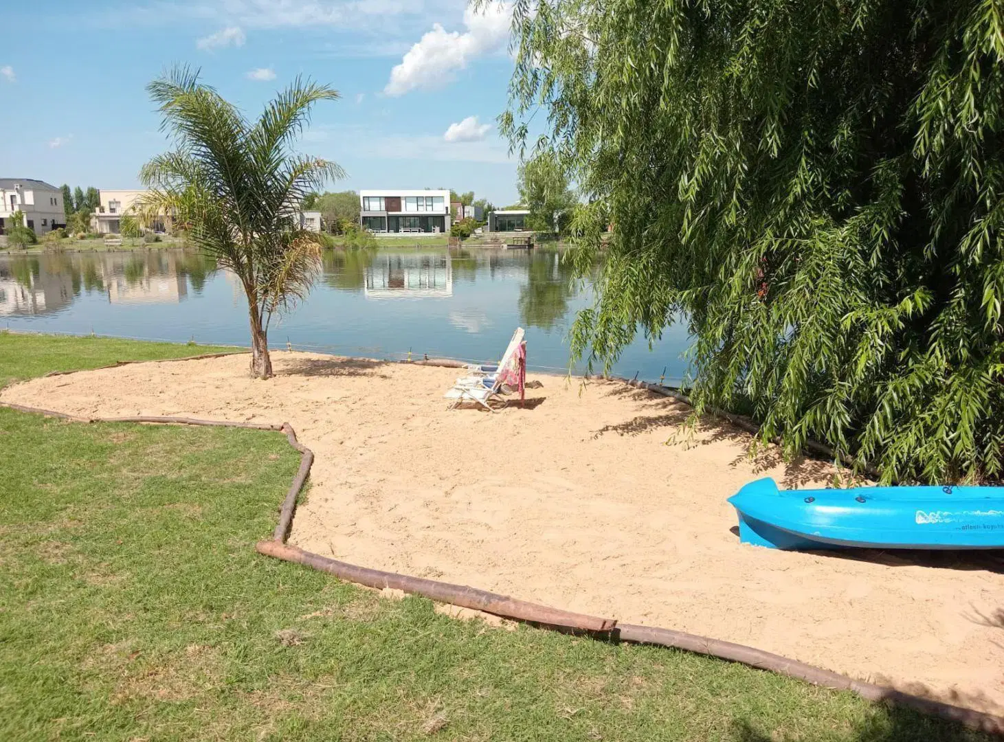 El Cantón: Casa con jardín, playa, fogonero y laguna 3