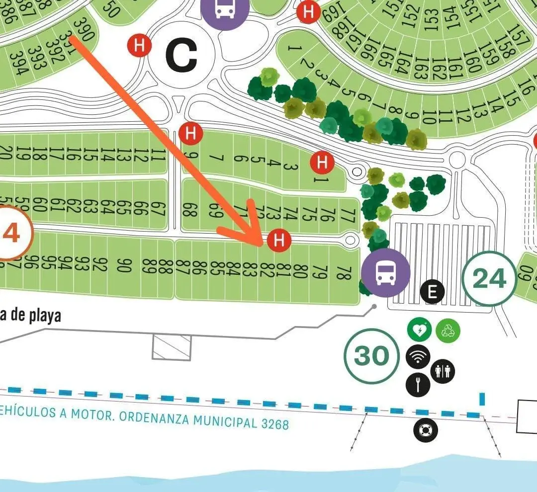 Lote en venta primera línea de mar de Maritimo 2, Costa Esmeralda 1