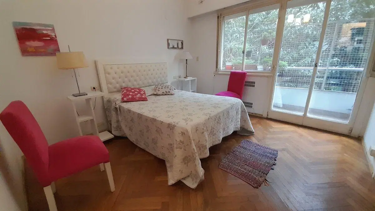 Depto 4 Amb amoblado C/ Balcon Al Fte, 2 Dorm, Baño + Toilette, en Vidt y Av Santa Fe 8