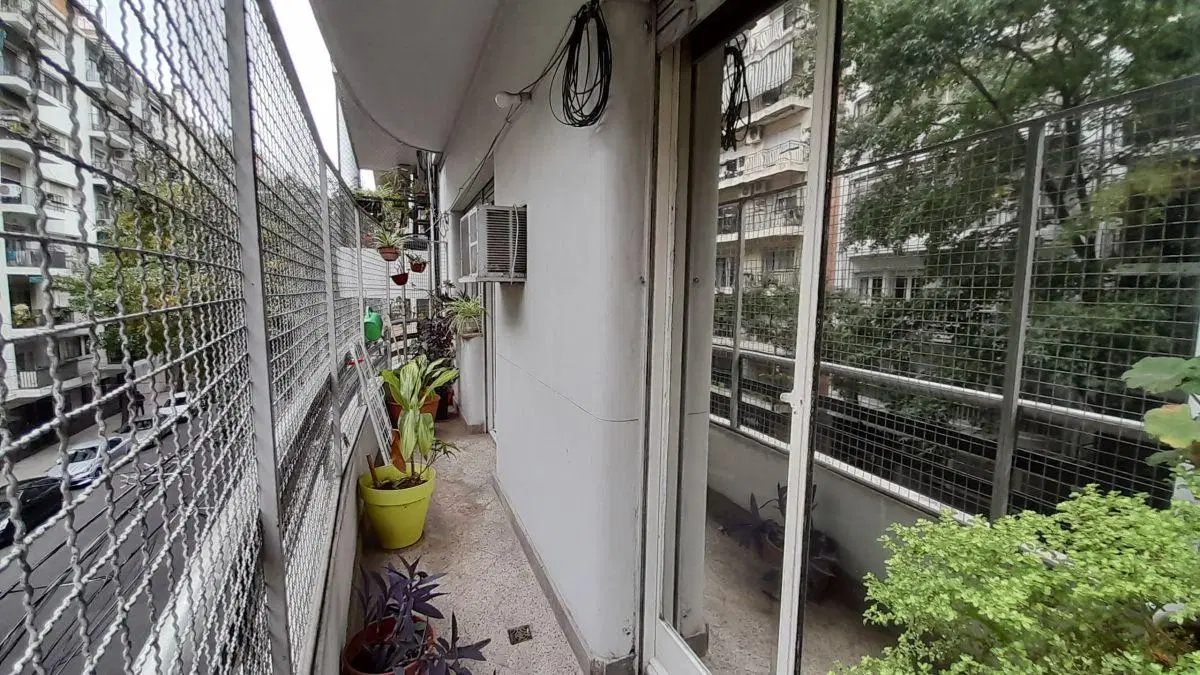 Depto 4 Amb amoblado C/ Balcon Al Fte, 2 Dorm, Baño + Toilette, en Vidt y Av Santa Fe 2