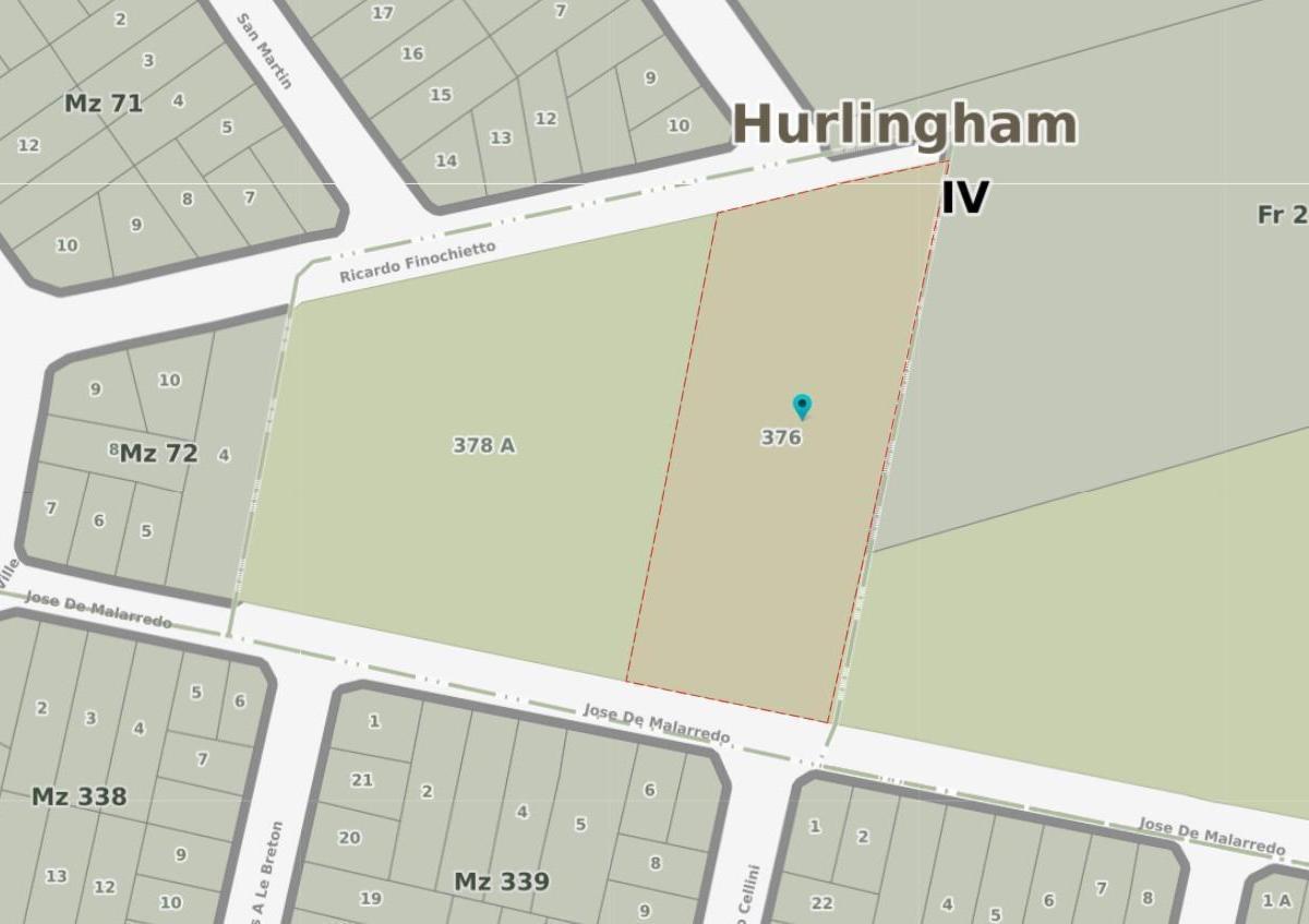 ALQUILER TERRENO INDUSTRIAL EN HURLINGHAM DE 6.147 M2