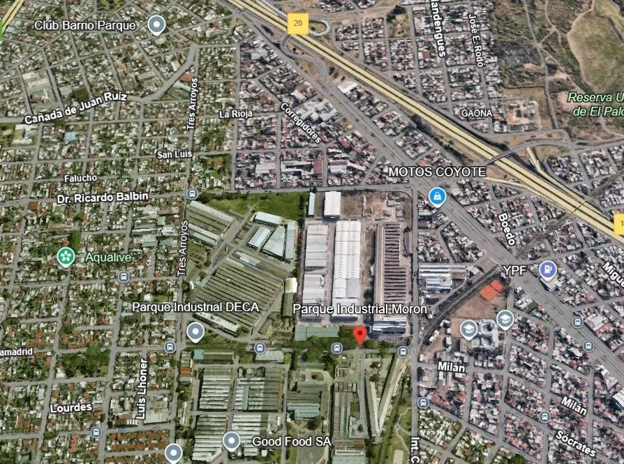 Alquiler Nave industrial de 1.893 m2 en Parque Industrial Morón - Haedo 3