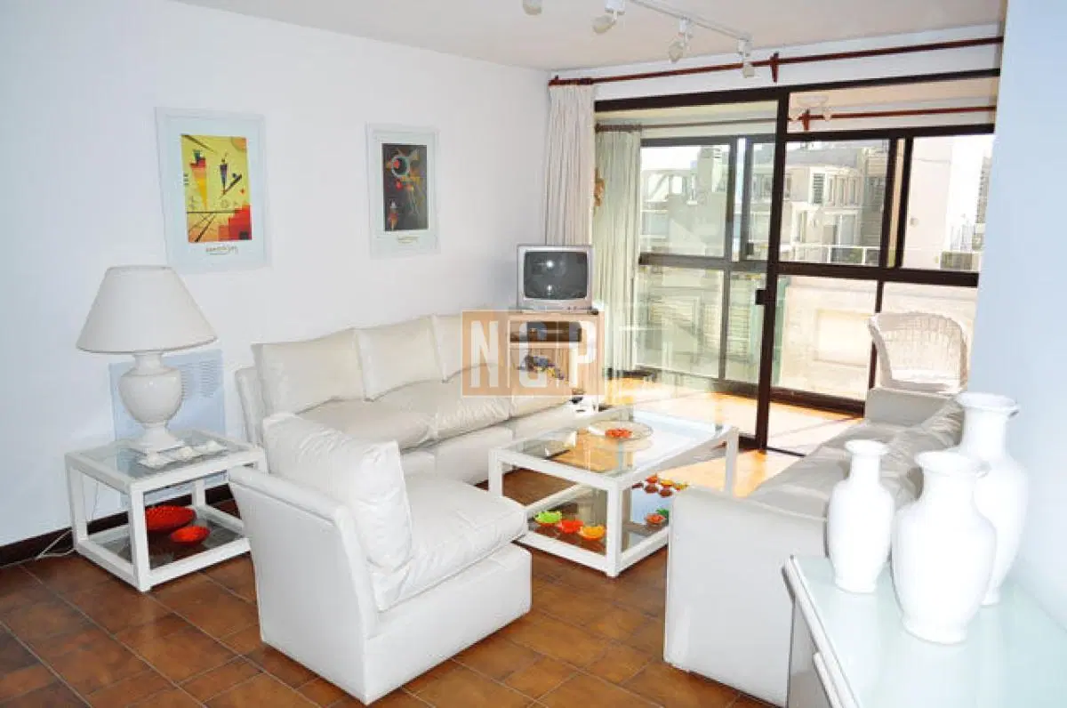 El apartamento posee 2 habitaciones 1