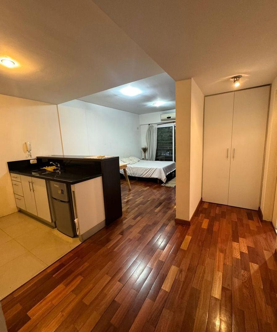 Alquiler temporario - Departamento monoambiente amoblado c/balcón - Av. Directorio 1600 - Parque Cha