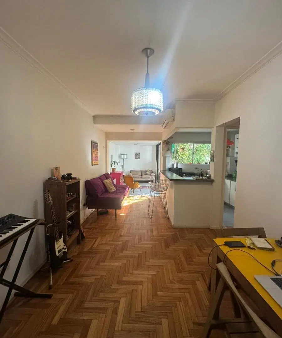 Alquiler temporario - Departamento 2 ambientes amoblado con Patio - Carranza 1500 - Palermo 5