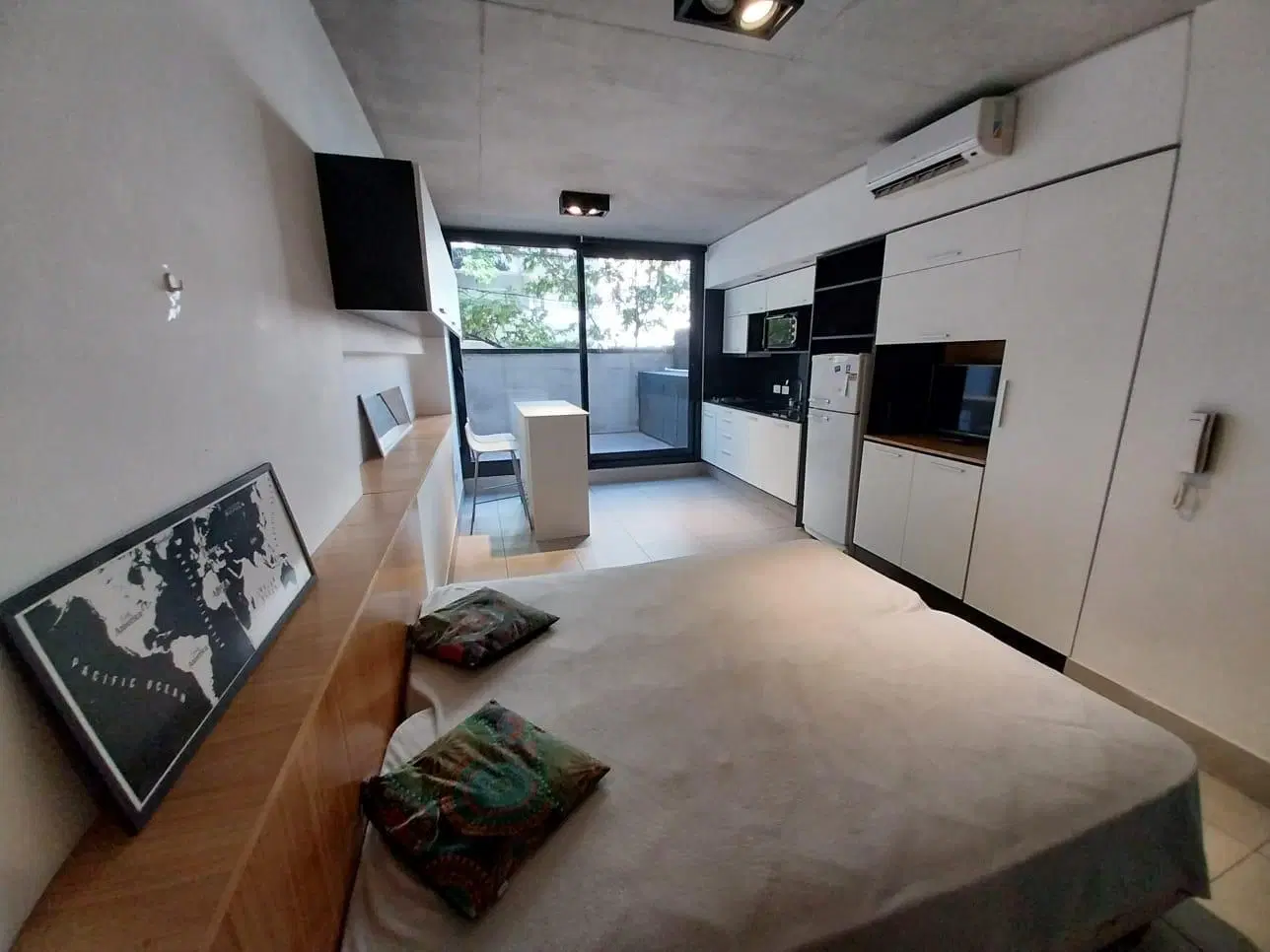 Alquiler Temporario - Monoambiente Amoblado Con Balcón Aterrazado - Frias 100 - Villa Crespo. 3