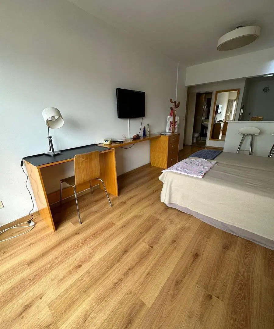 Alquiler Temporario - Departamento 1 ambiente amoblado c/ balcon y amenities - Av. Corrientes 3100 - 3