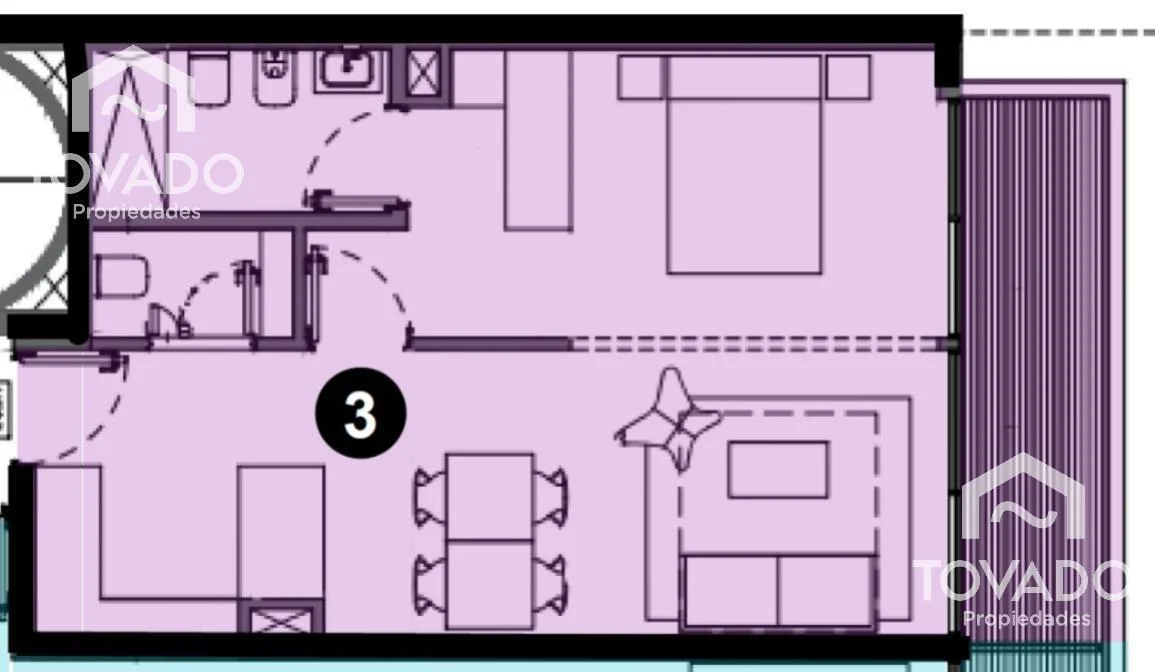 2 Ambientes en Suite en Caballito! En Construcción!