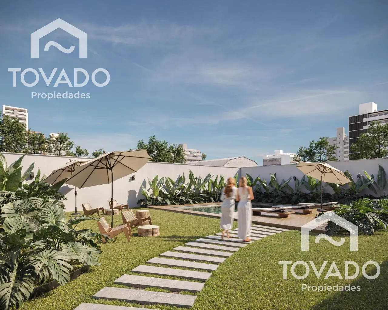 4 Ambientes con jardin, piscina, parrilla propia y Cochera en Colegiales! 3