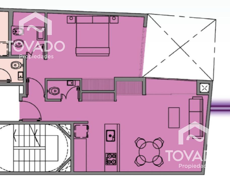 Oportunidad! 2 ambientes con balcon terraza propio!