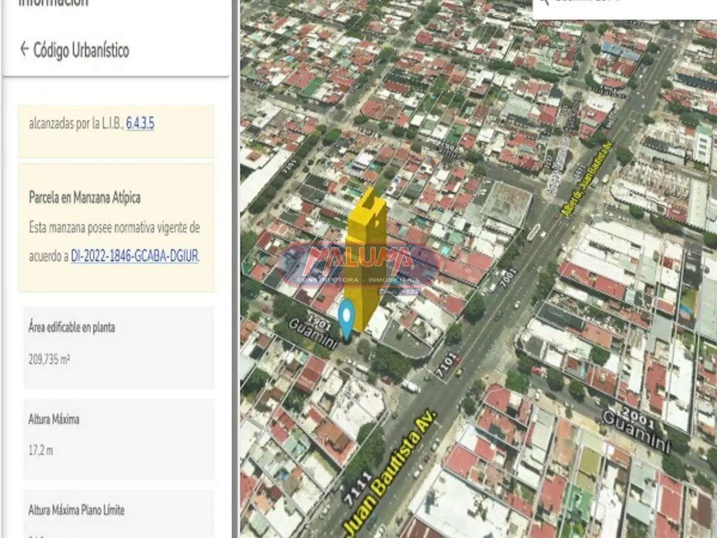 Lote . | Guamini al 1900 4