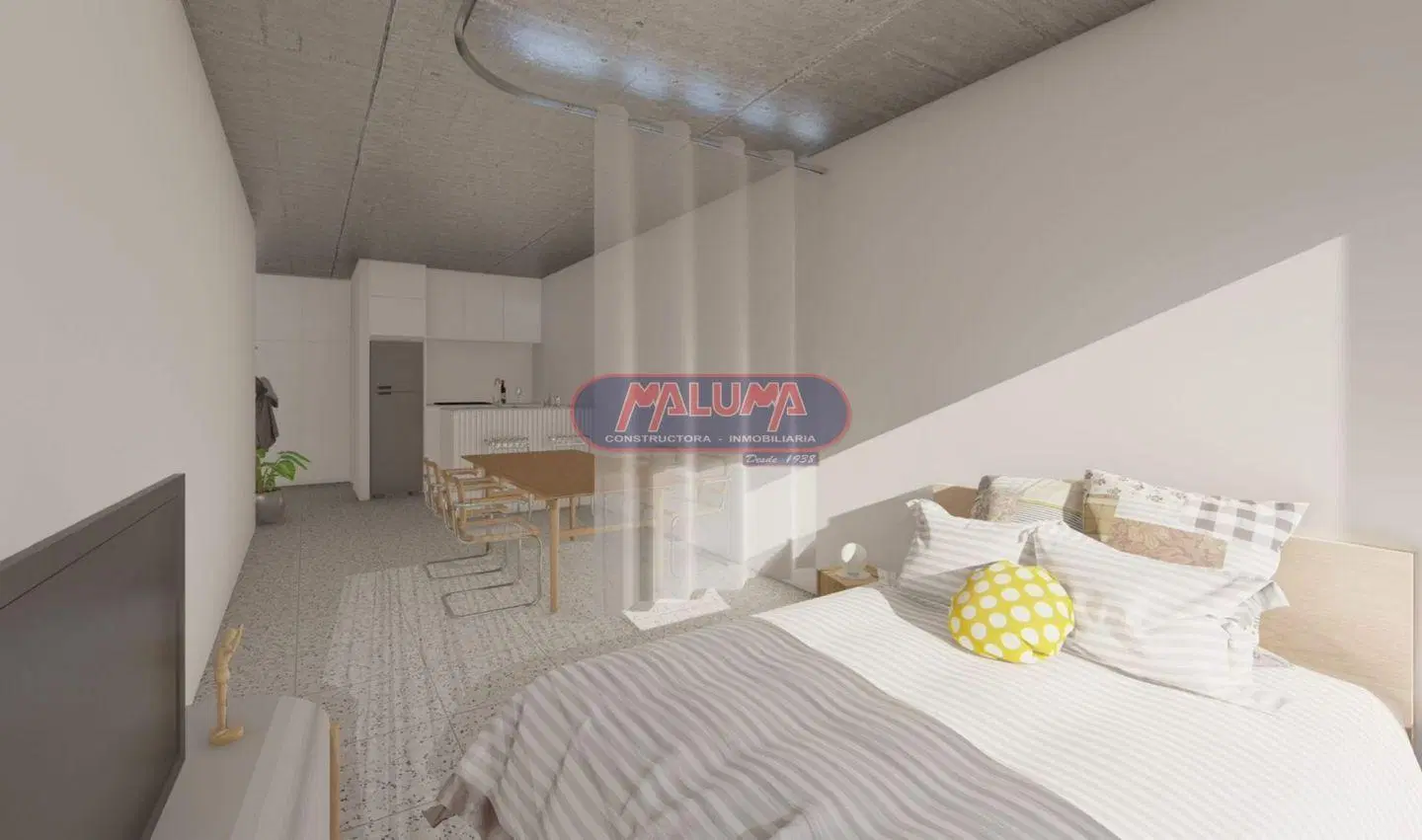 Departamento monoambiente. | Av. Rivadavia al 9500 5
