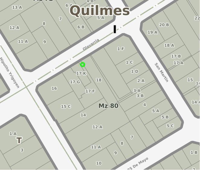 Terreno en Venta, Quilmes 8,66 m X 47 m 2