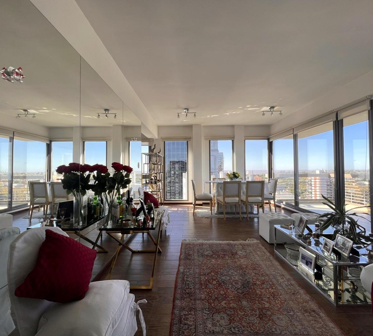 4 ambientes, dependencia, piso alto , vista al rio, cochera!