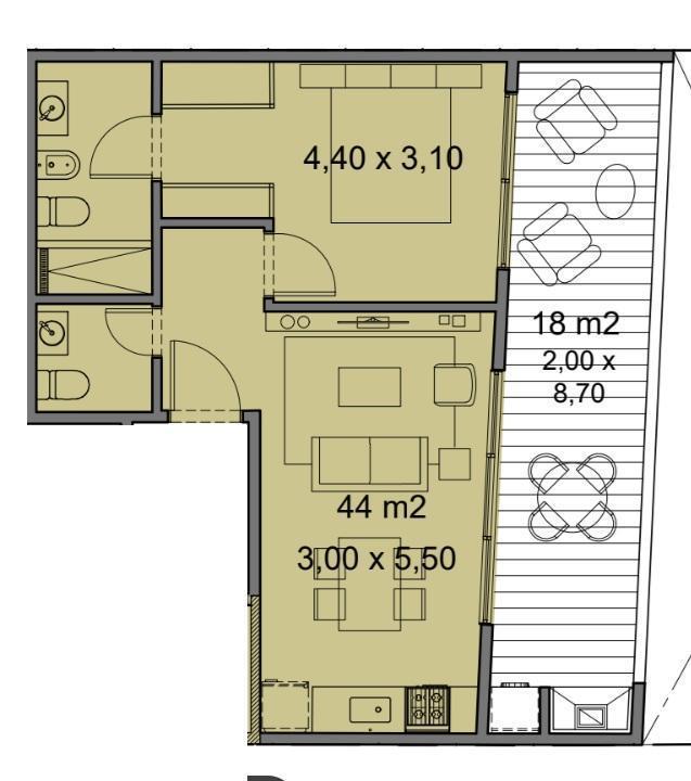 Exclusivas unidades de 1 y 2 ambientes con amenities en Belgrano