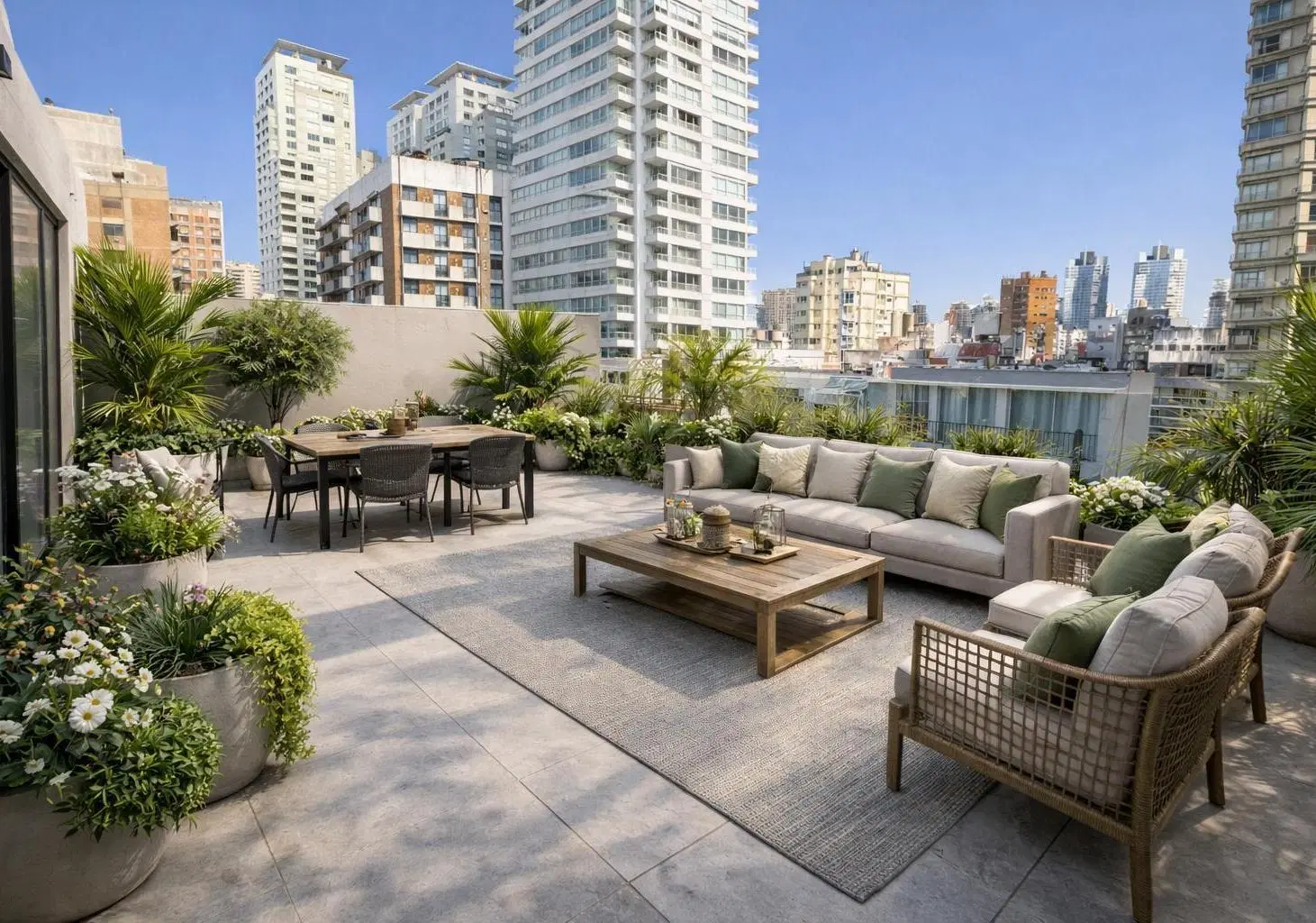 Departamento a estrenar 4 ambiente con balcón terraza piso alto - amenities - Palermo Chico 1