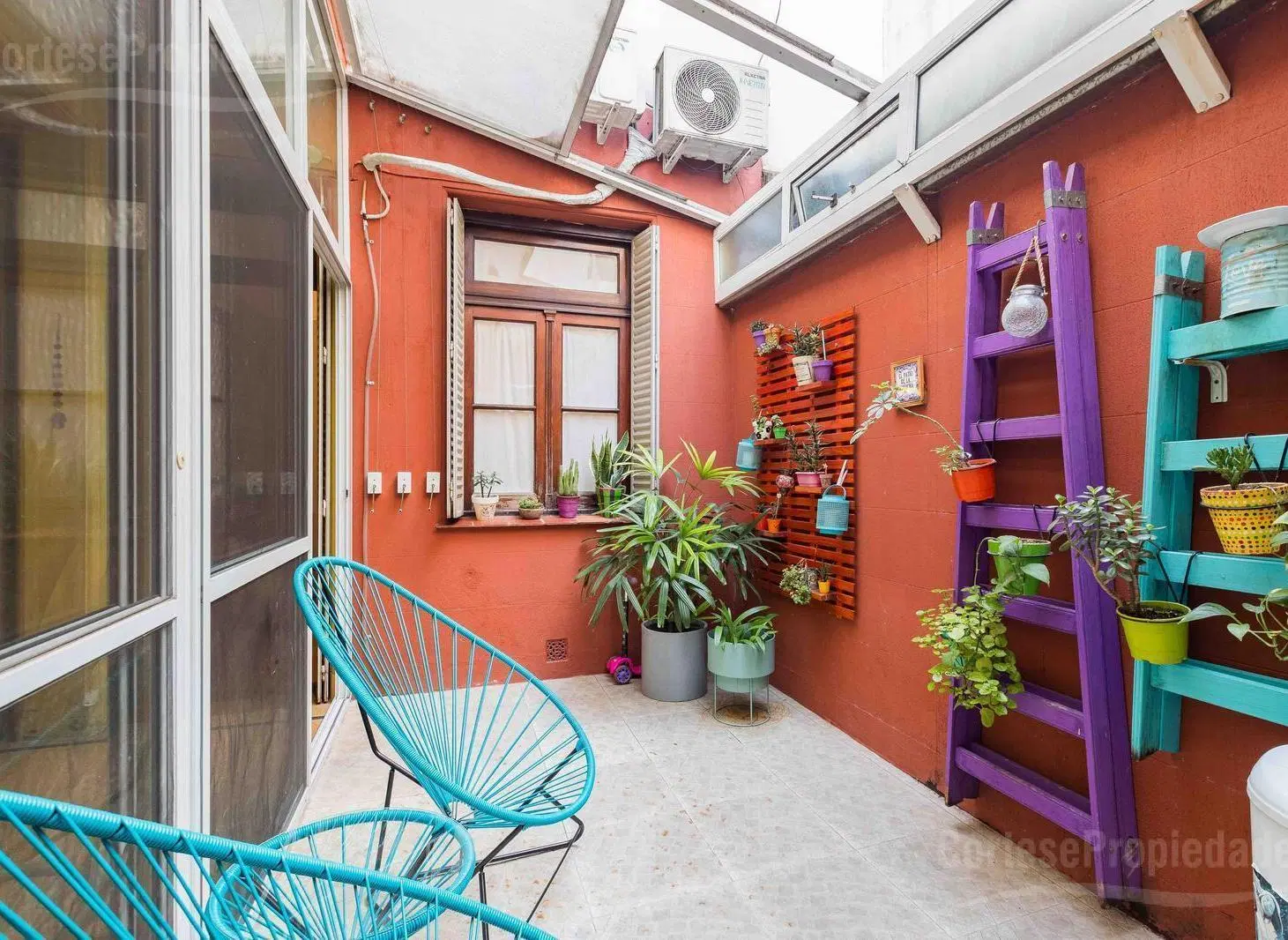 Palermo, Ph en venta, planta baja de 3 ambientes, baño toilette y patio 8
