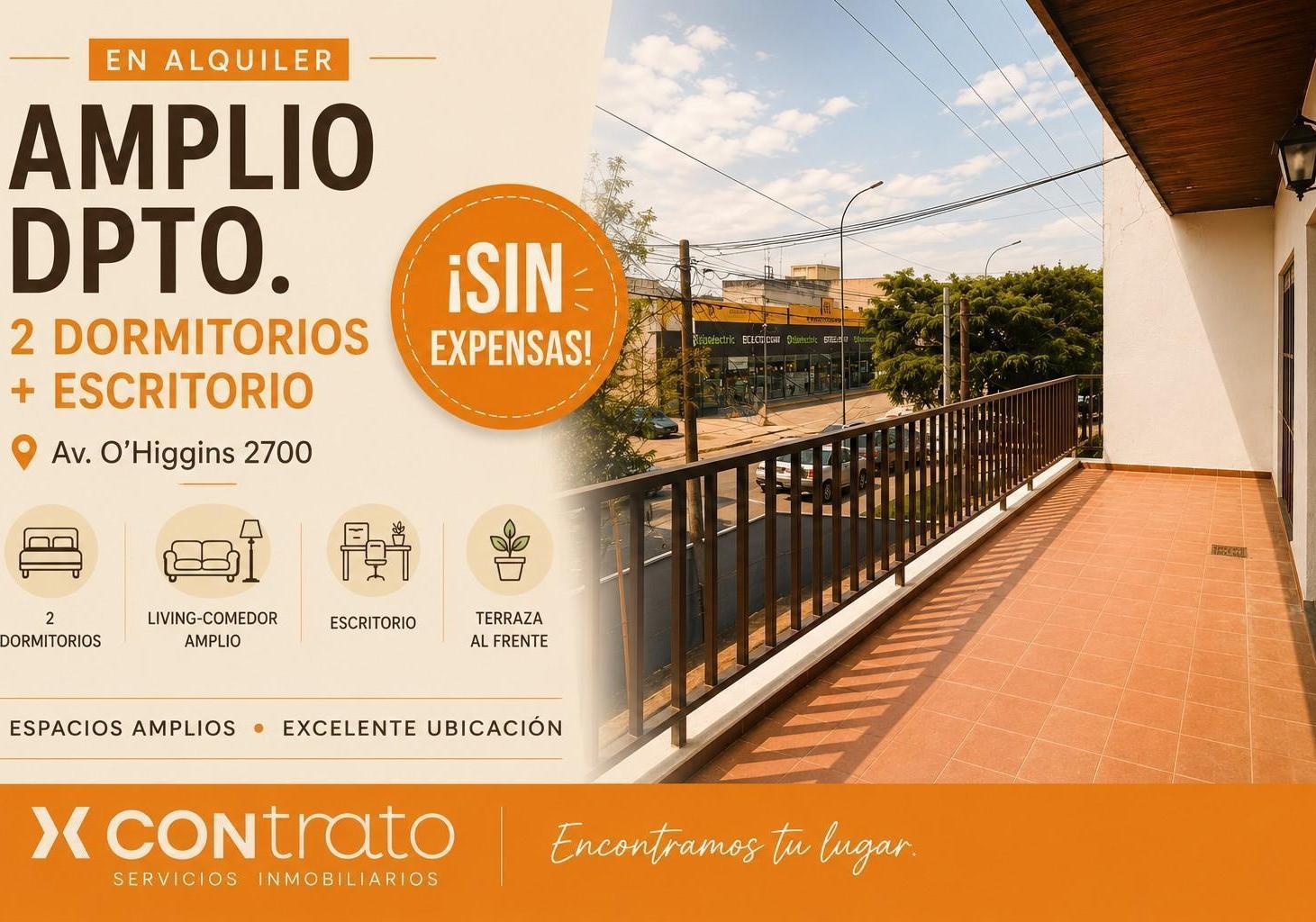 Foto de Av. O´higgins al 2700 Departamento de 2 Dormitorios más Escritorio - Coc/Sparada | ¡Sin Expensas!, imagen 4