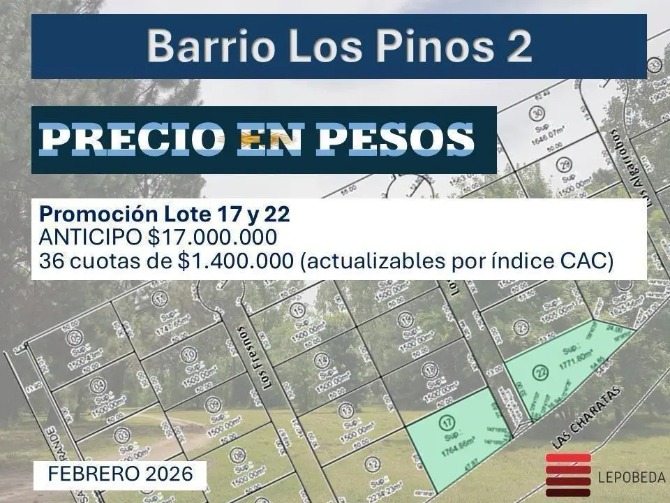 Terreno Lote  en Venta en Barrio Parque Los Pinos, Exaltación de la Cruz, G.B.A. Zona Norte 4