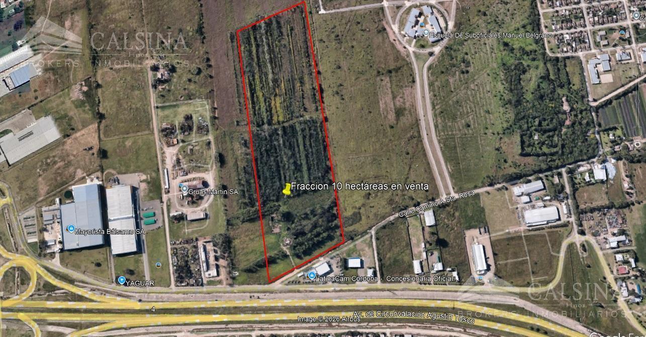 Terreno 10 hectáreas apto polo industrial - Av. circunvalación