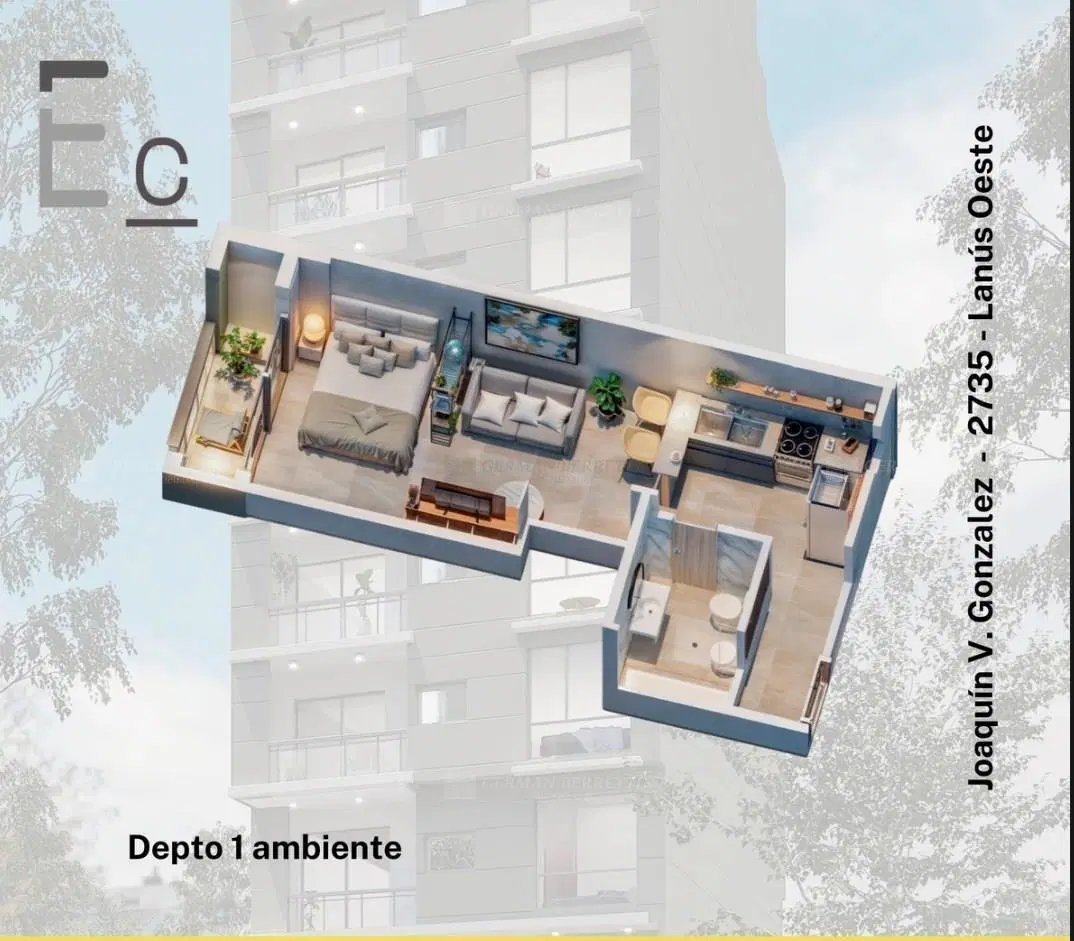 Departamento Monoambiente en Venta en Lanús Oeste, Lanús, G.B.A. Zona Sur 1