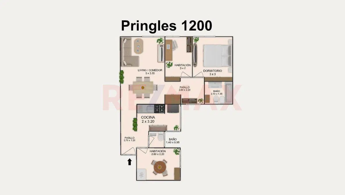 VENTA DEPTO. 3 AMBIENTES - VILLA CRESPO 4
