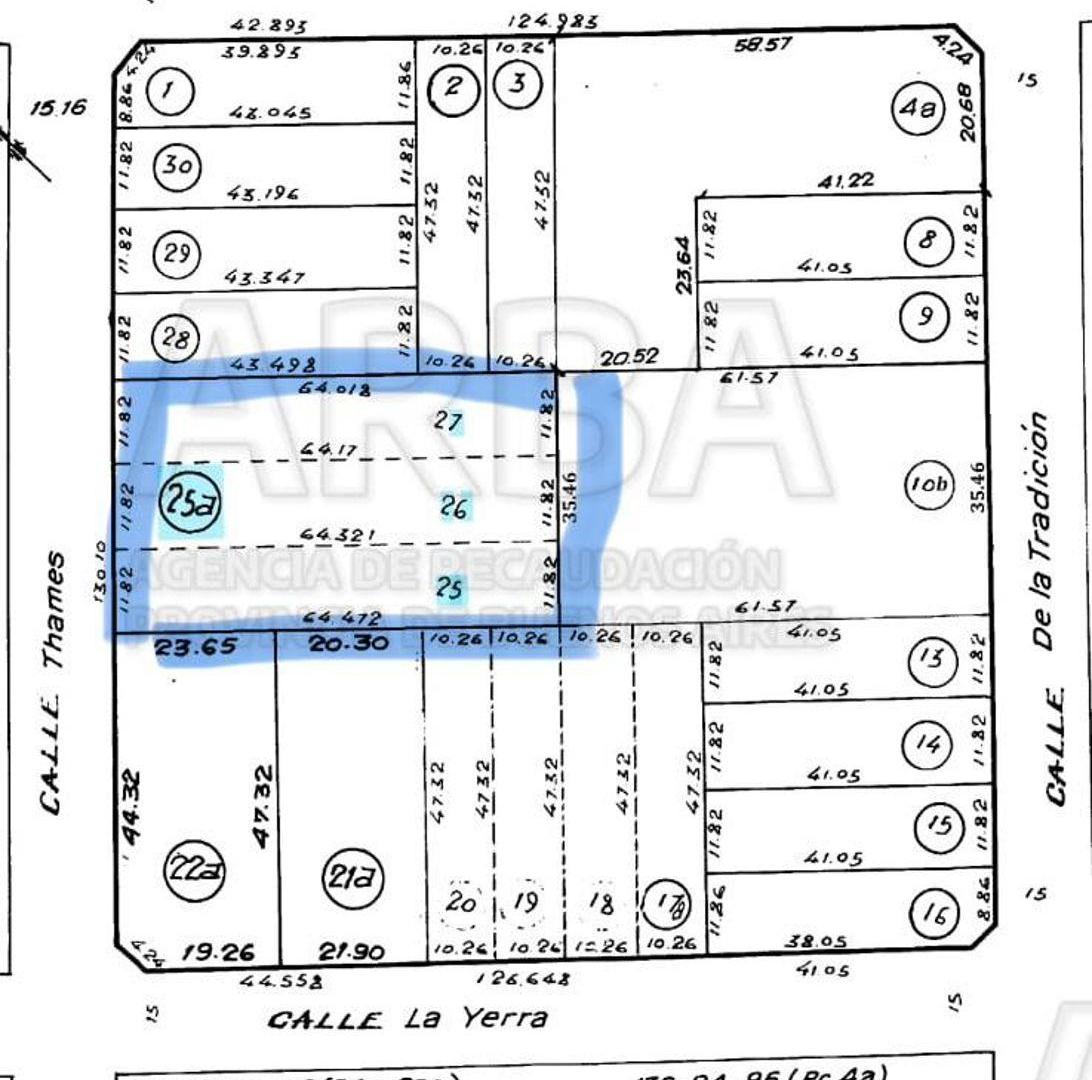Lote - Jose L. de Thames al 2200- Villa Udaondo- Parque Leloir