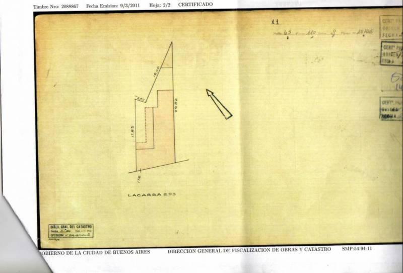Terreno en venta para construir 950 m2 en Floresta.