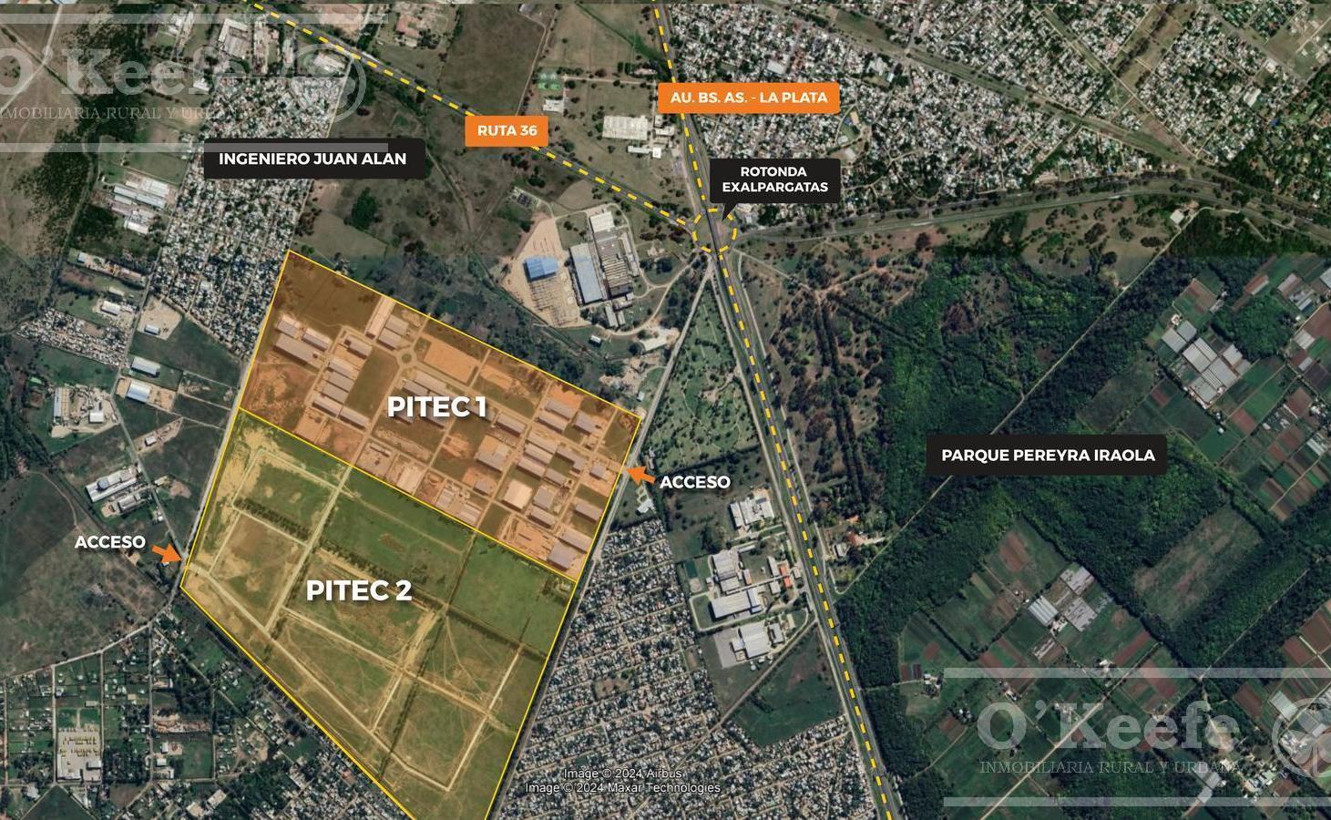 LOTE EN VENTA 5000 M2 PARQUE INDUSTRIAL PITEC 2 - ETAPA 1