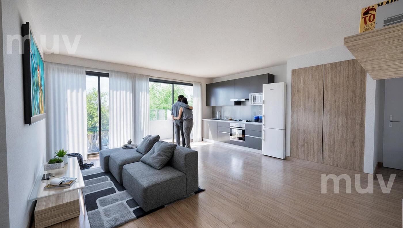 Foto de Cuenca 1000 - Depto 2 ambientes con terraza y parrilla en Venta en, imagen 3