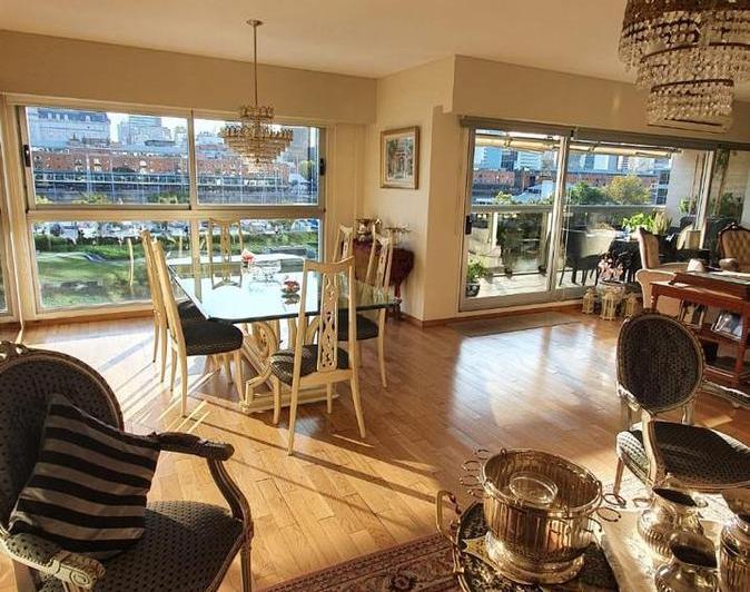 SEMI PISO DEPTO 4 AMB AMOBLADO | 3 COCHERAS | 2 BALCONES | BAULERA | FULL AMENITIES 4