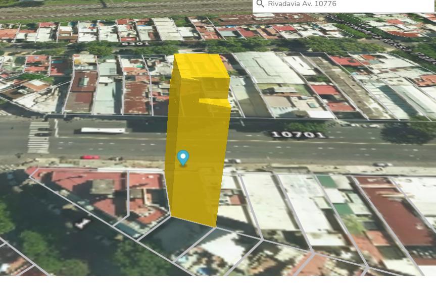 Lote en venta 8,66 x 20, PB + 9 pisos, todos los planos aprobados.