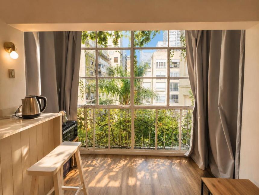 Departamento 1 Ambiente en Alquiler Temporario en Palermo – AMUEBLADO Y Equipado – Sin Expensas