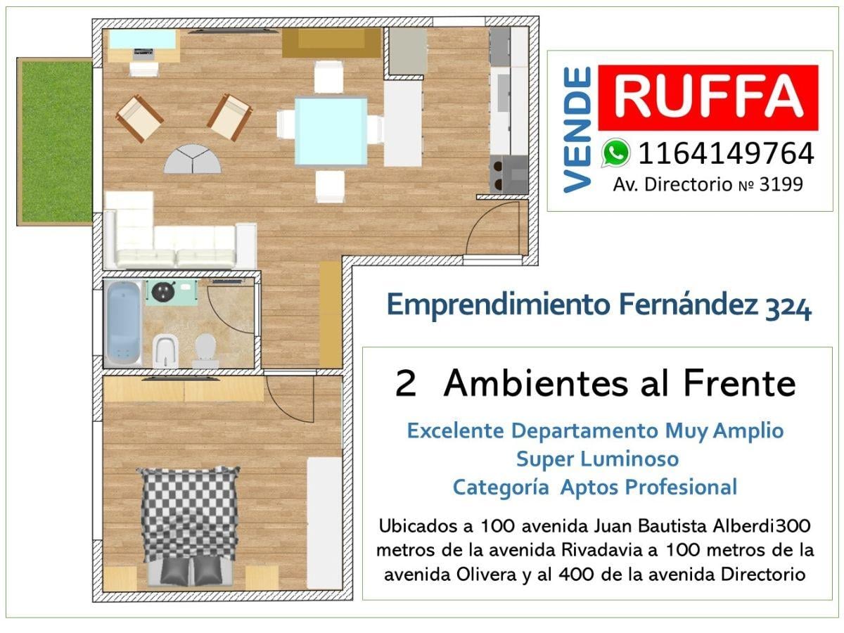 Departamento Venta Alquiler 2 Ambientes Floresta Villa Luro Facilidades Financiación
