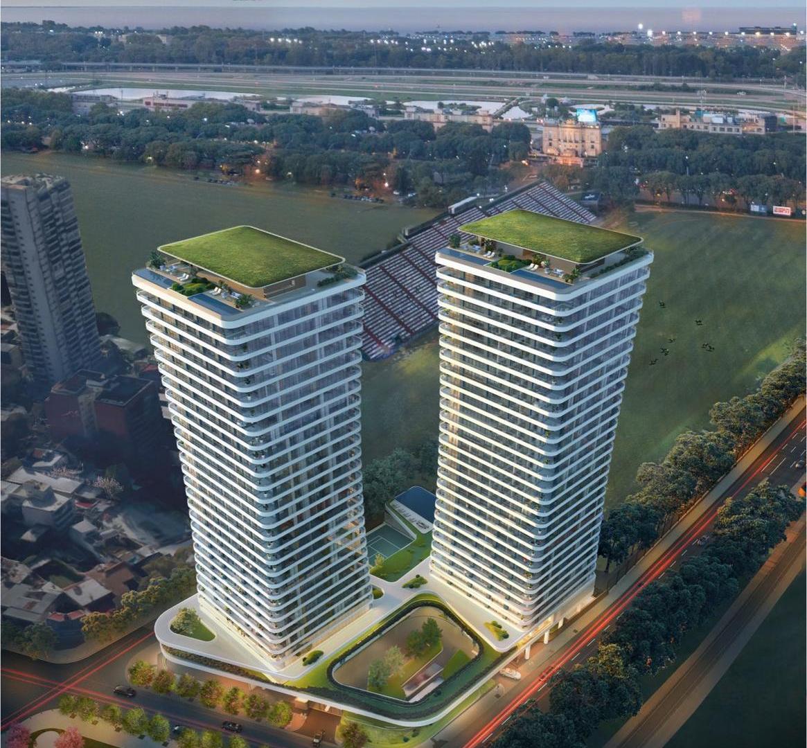 Departamento de 3 dormitorios con vista abierta en Deco Polo - Cañitas