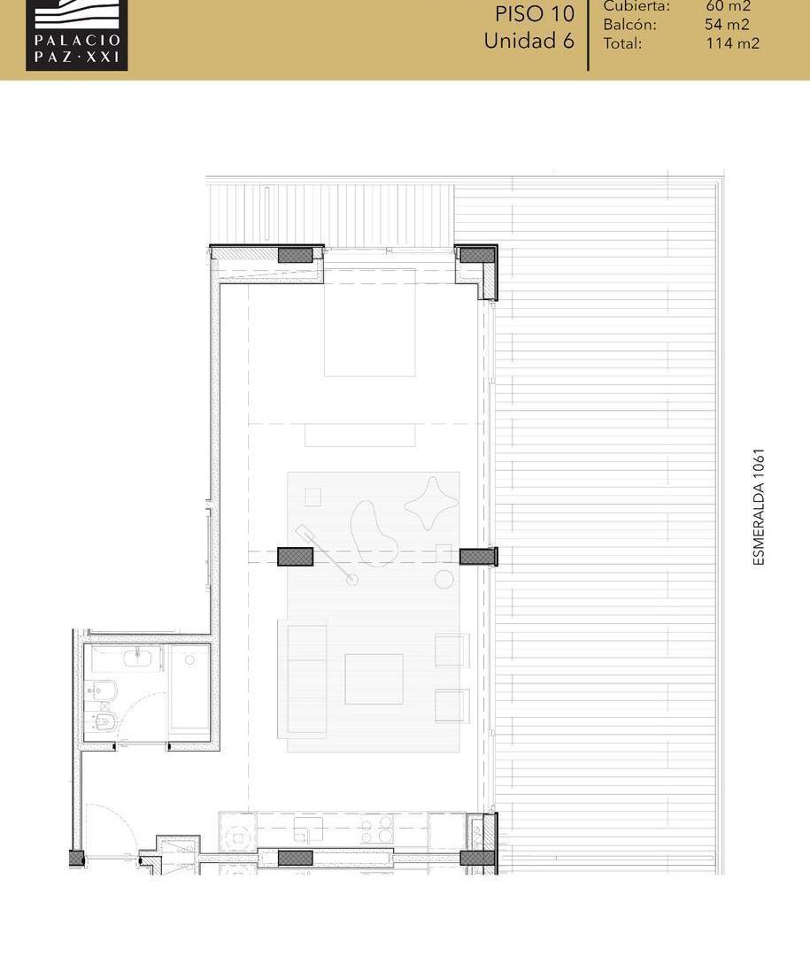 Increible Loft a con terraza propia en Palacio Paz. Retiro.