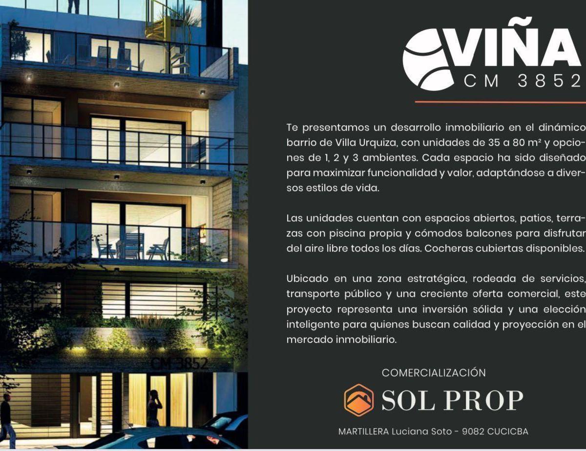 Departamento con Terraza Propia - 3 Ambientes - Villa Urquiza 3