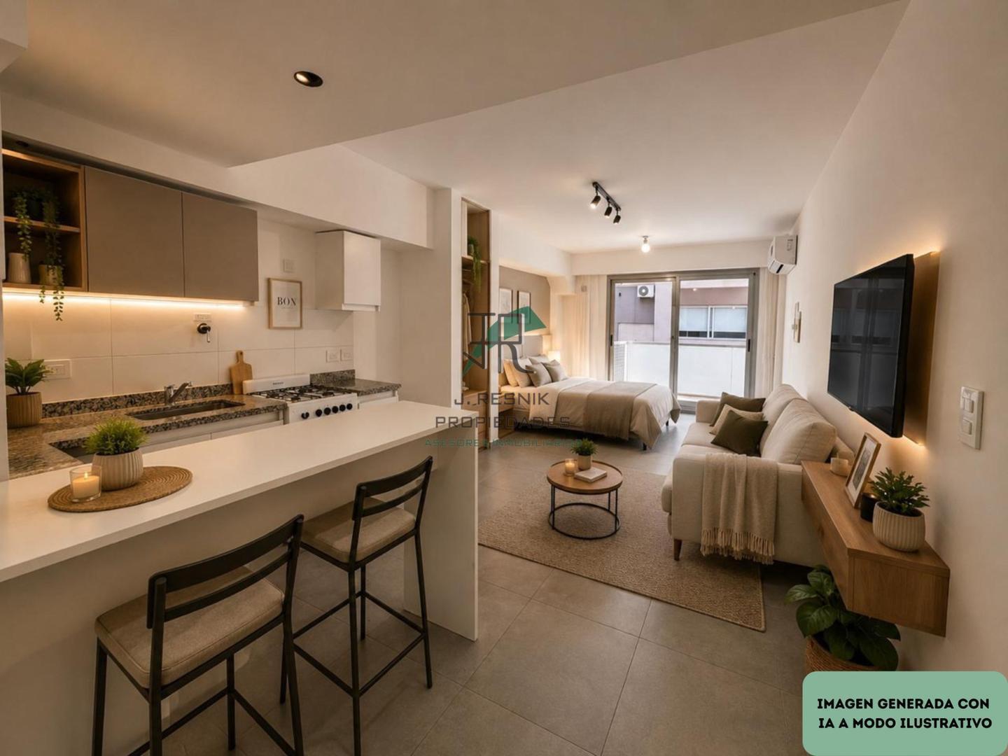 Foto de Monoambiente. Apto profesional. Amenities. Cochera en alquil, imagen 4
