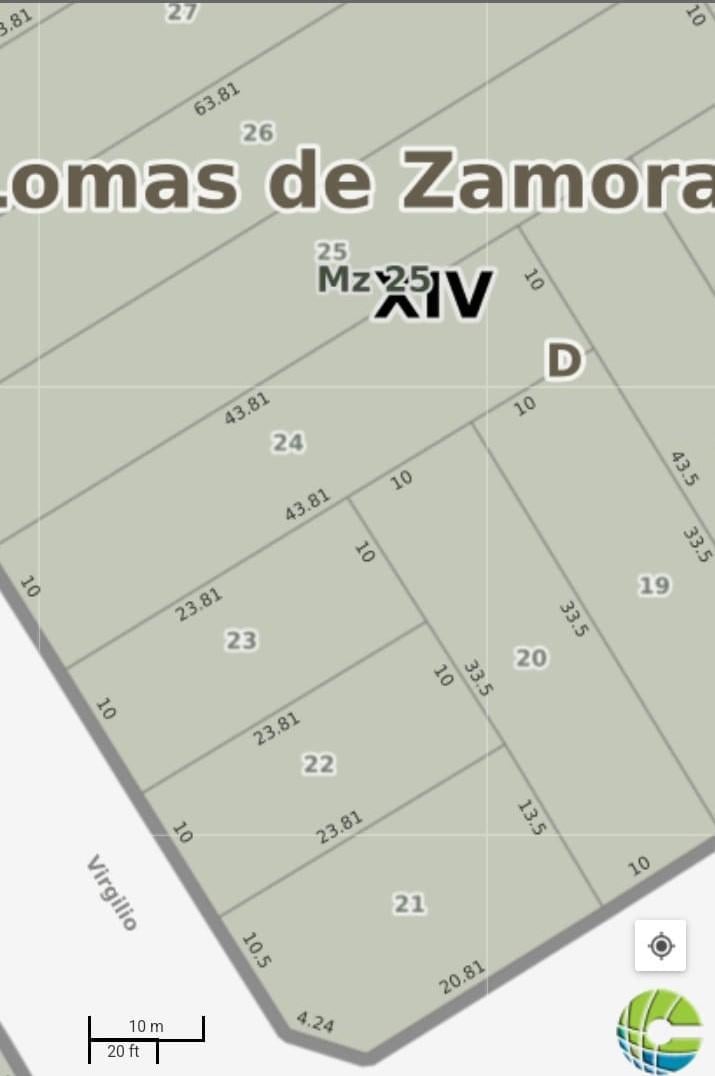 VENTA DE TERRENO EN LOMAS DE ZAMORA
