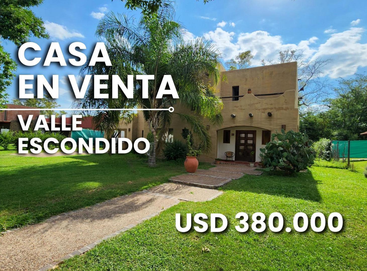 VALLE ESCONDIDO LOS CIELOS CASA EN VENTA 3 DORMITORIOS APTA CREDITO