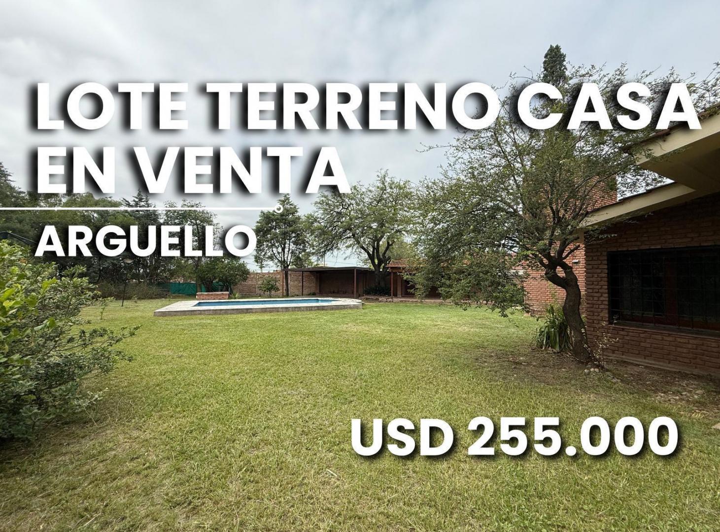 LOTE TERRENO CASA EN VENTA ARGUELLO APTO DESARROLLO