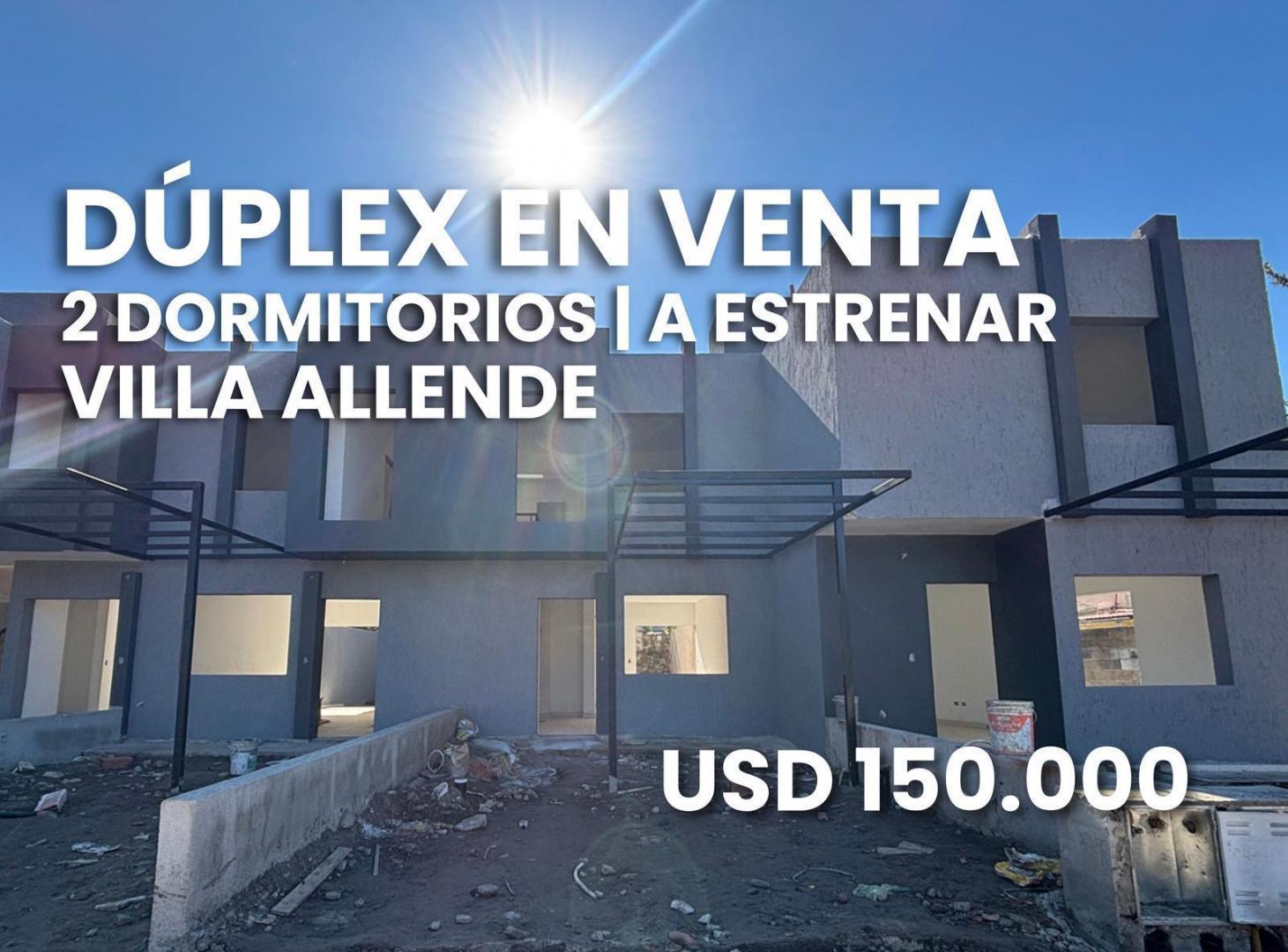 Foto de DÚPLEX EN VENTA 2 DORMITORIOS VILLA ALLENDE CENTRO A ESTRENAR, imagen 1