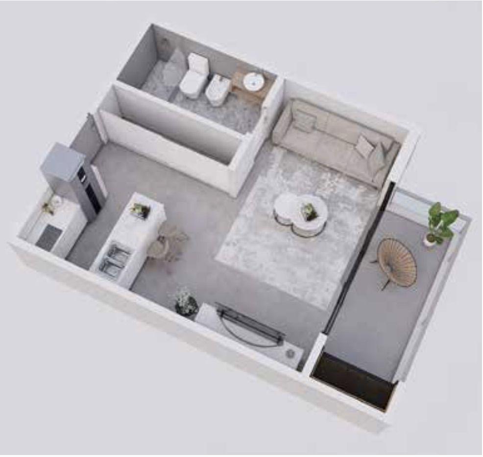 Departamento monoambiente en Venta en Canning