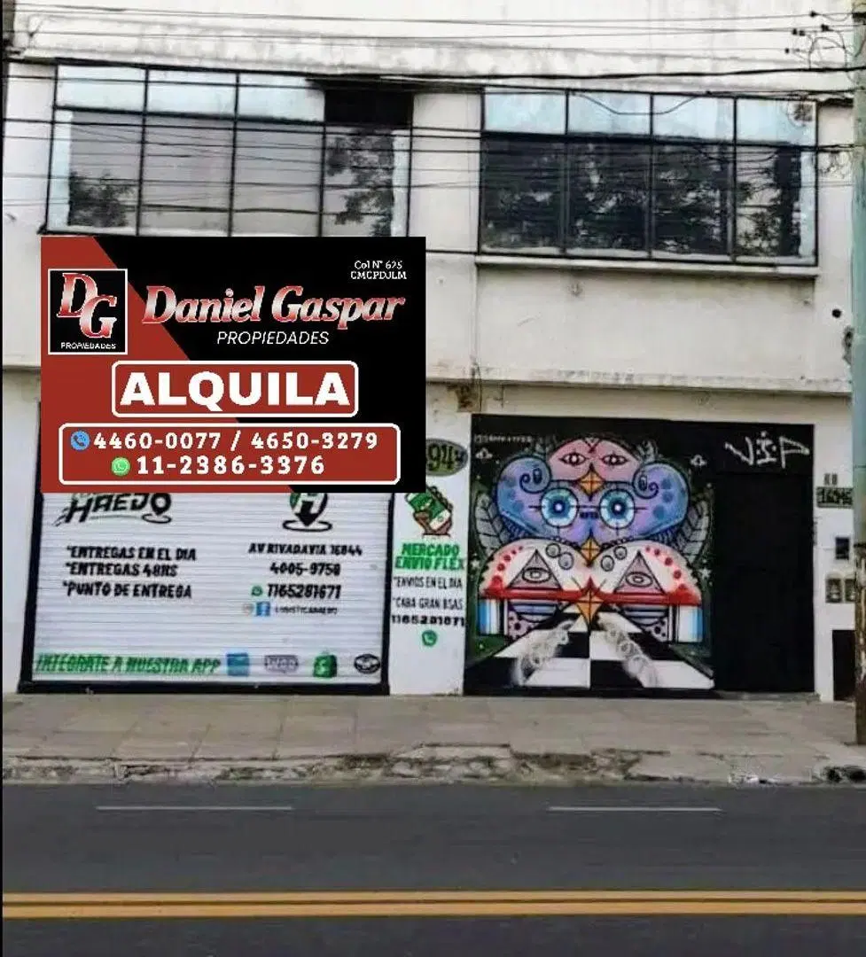 ALQUILER – AMPLIO LOCAL COMERCIAL SOBRE AVENIDA – 2 PLANTAS 1