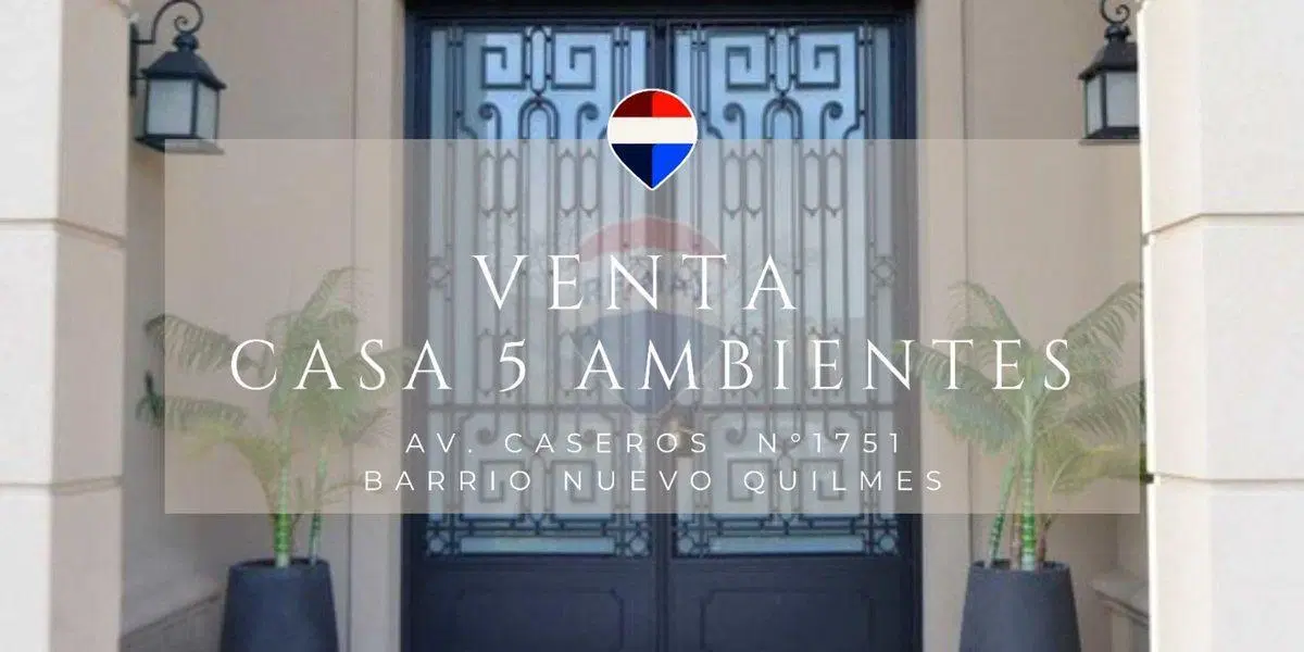 VENTA CASA 5 AMB PISCINA, QUINCHO EN NUEVO QUILMES 3