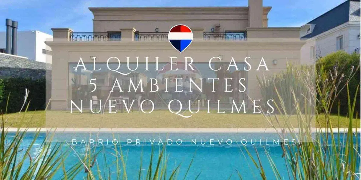 ALQUILER CASA 5 AMB PISCINA, EN NUEVO QUILMES 2